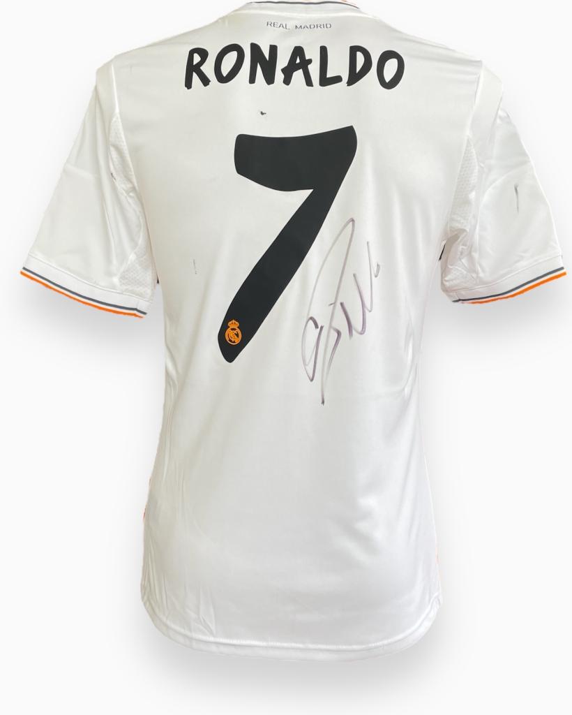 Autografo Cristiano Ronaldo Maglia Real Madrid Firmata 2013-14